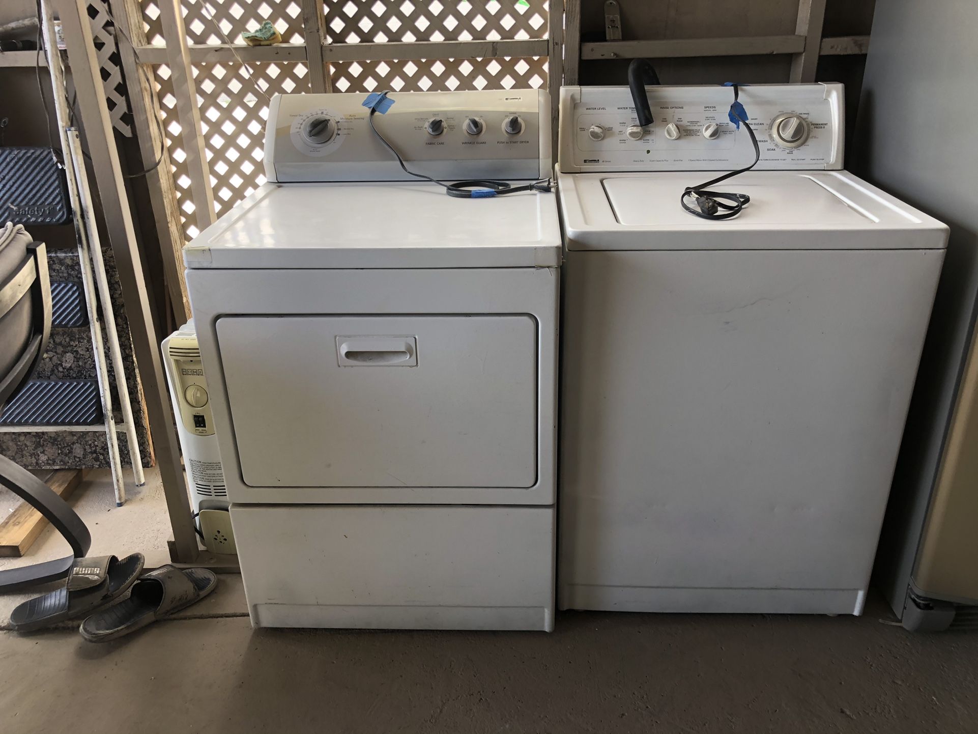 Kenmore And Washer Set 