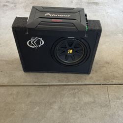 Sub And Speaker 