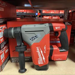 Milwaukee M18 FUEL 18V Lithium-Ion Brushless Cordless SDS-Plus 1-1/8 in. Rotary Hammer Drill (Tool-Only)