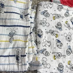 Disney muslin blankets 