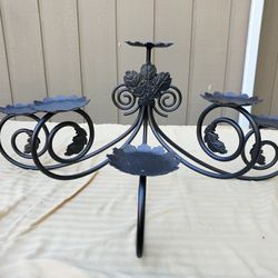 Partylite Metal Leaf Candle Holder