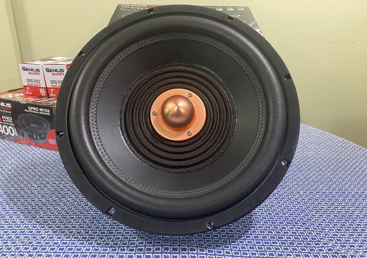 New 15" Precision Power 2400w Max Power Dual Suspension Subwoofer ( 1 Available)