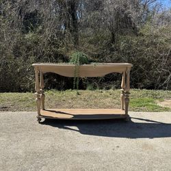 Pottery Barn Finish Console Table 
