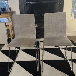 Ikea dining room chairs. Set of 2