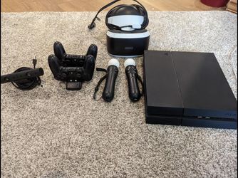 PS4 + PlayStation VR Bundle w/ Camera, 2 Move Controllers & 7 Games