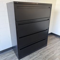 Black Filing Cabinet