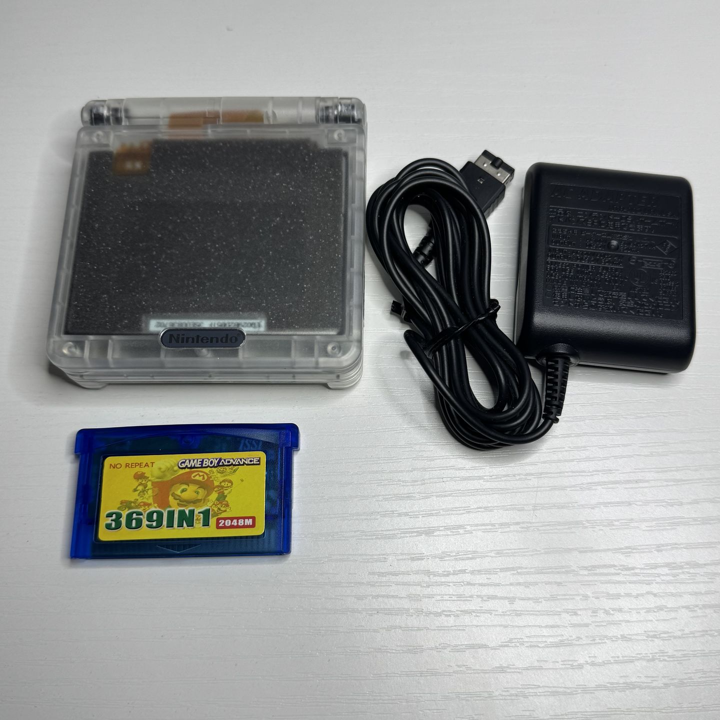 Game Boy Advance SP Clear Shell – Charger + 369 Games for Sale in Chula ...