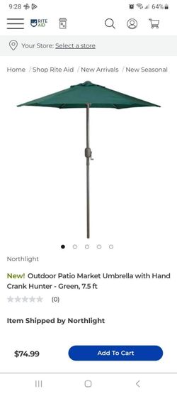 patio umbrella with the base