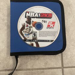 07’ PS3 “NBA 2K8” Game