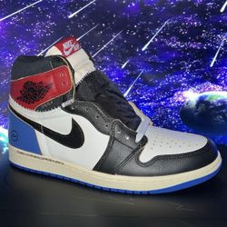 Jordan 1 Fragment × Union LA Varsity Red Sport Royal Size 10