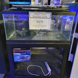 Used Aquarium 40gal Breeder Tank