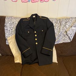 USN US Navy Officer Dress Uniform Jacket With Beret