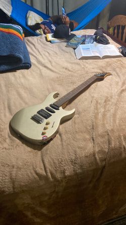 Silvertone electric guitar