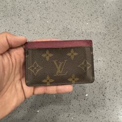 Lv Monogram Card Holder 