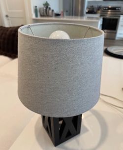 Modern Grey Table Lamp