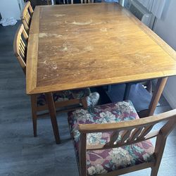 Vintage Table and Chairs