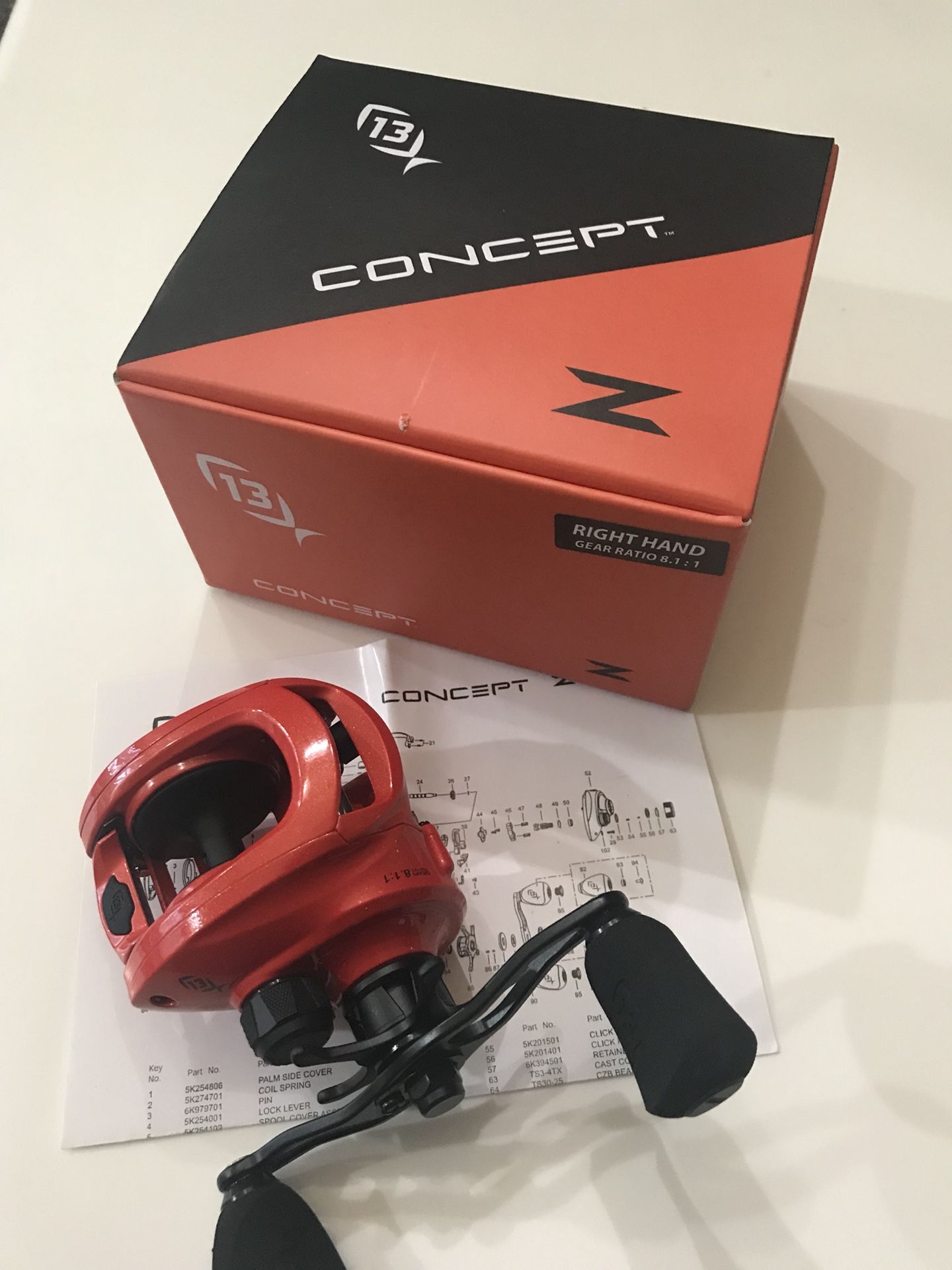 NEW 13 Fishing Concept Z baitcaster fishing reel