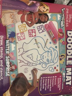 New Disney princess imagine ink doodle mat
