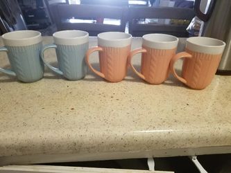 5 mugs/cups