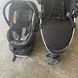 Britax B-free Stroller Car seat And Base
