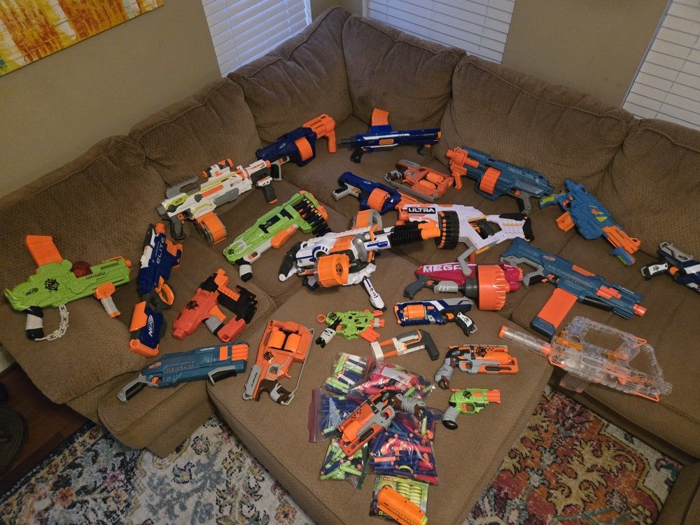Nerf Arsenal With Ammo