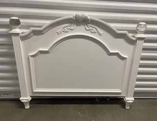 White Twin Size headboard Only