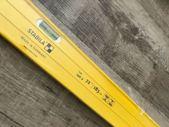 Brand New Stabila Level Made in Germany 37472 Type 196 72”