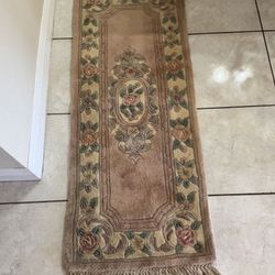 Antique Chinese Runner Rug 68”x24”
