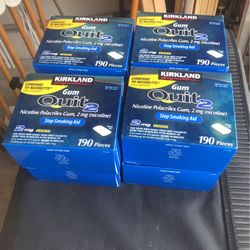 Kirkland Quit 2 Gum (8available) 20$ Each 