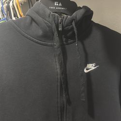 Black Nike Zip Up Hoodie