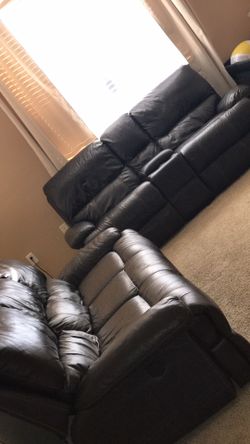 Two Sofa Set -Love seat and couch PICK UP!