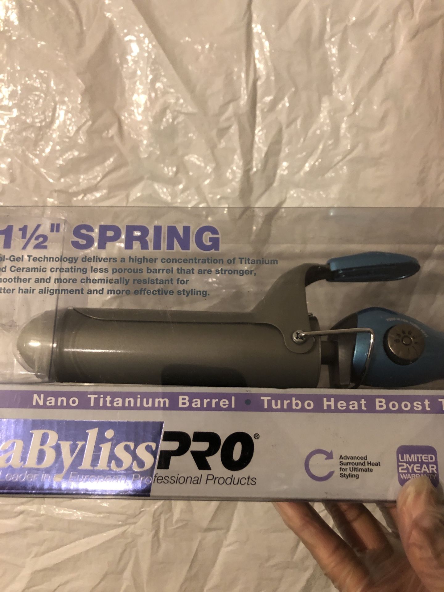 BaByliss Pro 1- 1/2” Curling Iron - Brand New