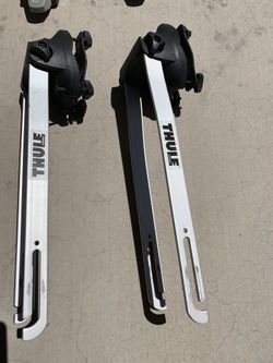Thule wheel on bike mount