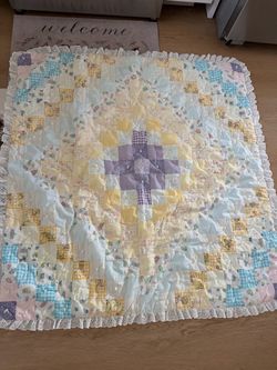 Crib handmade quilt