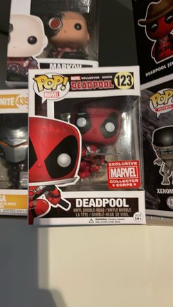 Funko POP Deadpool Leaping 123 Marvel Collector Corps
