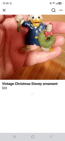Vintage Disney Christmas Ornament