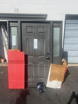 Brand New Exterior Impact Door With Sidelight 64.5x80.25