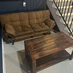 Futon & Coffee Table (combo deal)