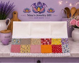 Handmade kitchen hand towel