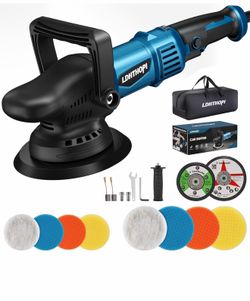 New-Dual Action Polisher, 980W 5/6 Inch, 2026 Upgraded 9MM Random Orbital Buffer Polisher for Car Detailing, 2RMP, 6 Variable Speed Buffer Pol