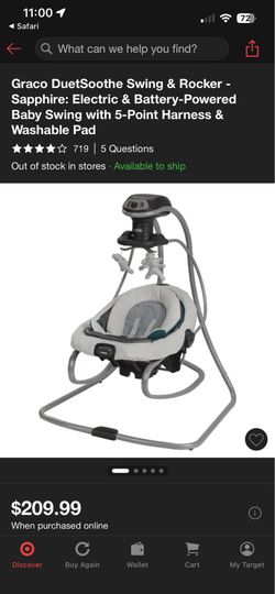 Graco DuetSoothe Swing and Rocker