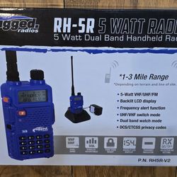 5 Watt Dual Band Radio- Off Roading, Jeeping Etc