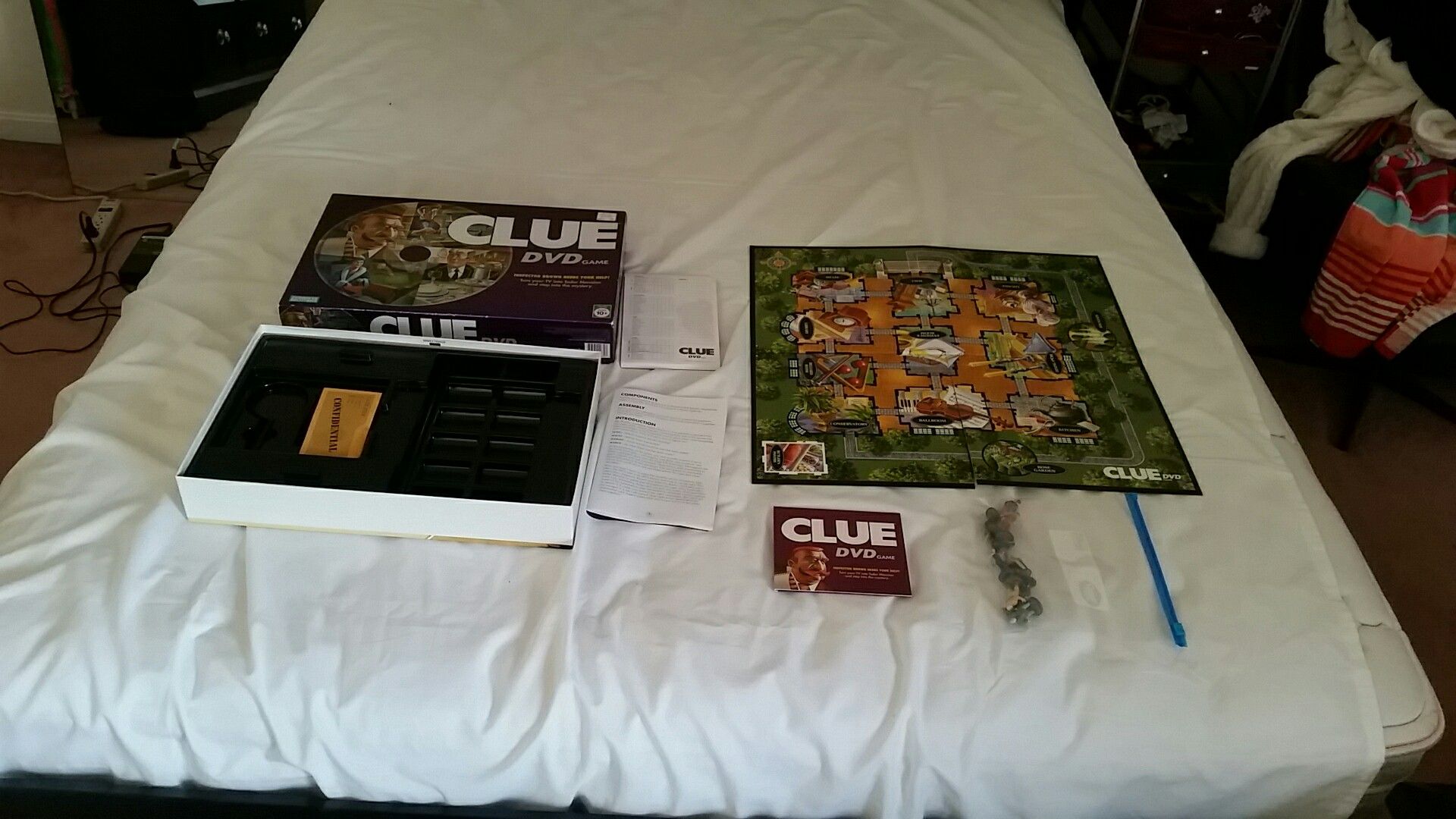 Clue DVD, board game