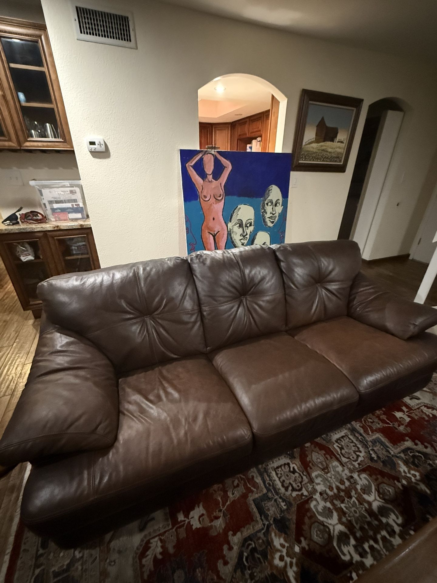 Genuine Italian Leather Couch- Chateau d'Ax S.p.A.