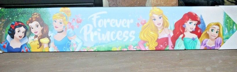 Disney Princess "Forever Princess" Canvas Wall Art