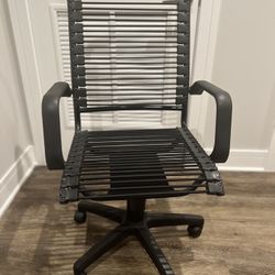 Adjustable Bungee Cord Office Chair - Black