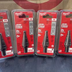 MILWAUKEE STEP DRILL BIT #4  $24 EachBit  (( Read. Below )) 