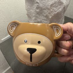 Starbucks Bear Bearista Brown Ceramic Mug Cup