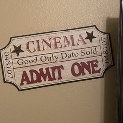 Home Theater Cinema Wall Decor