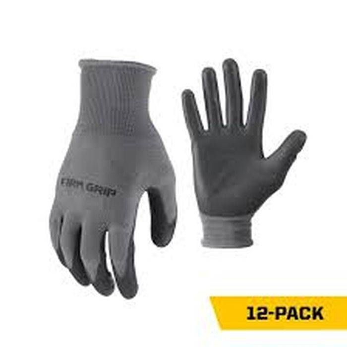 F IRM GRIP Large Polyurethane Grip Work Gloves (12-Pack)